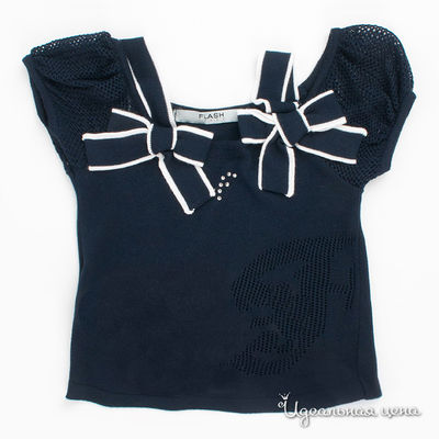 Блуза Flash Kids, цвет цвет синий / белый