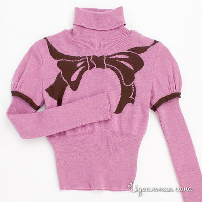 Свитер Flash Kids, цвет цвет розовый / коричневый