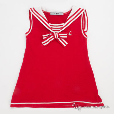 Платье Flash Kids, цвет цвет белый / красный
