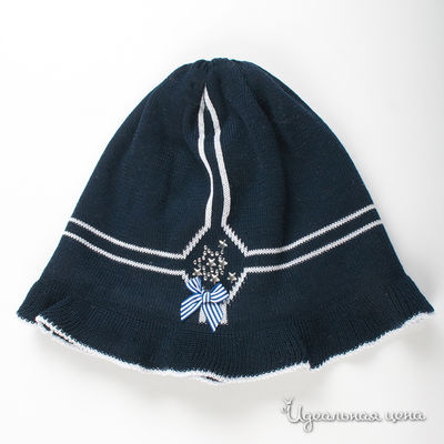 Шапочка Joli bebe, цвет цвет белый / темно-синий