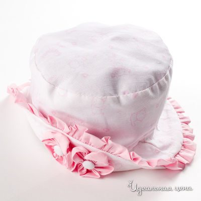 Панама Joli bebe, цвет цвет белый / розовый