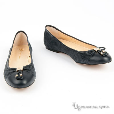 Балетки Gianmarco Benatti, цвет цвет антрацитовый