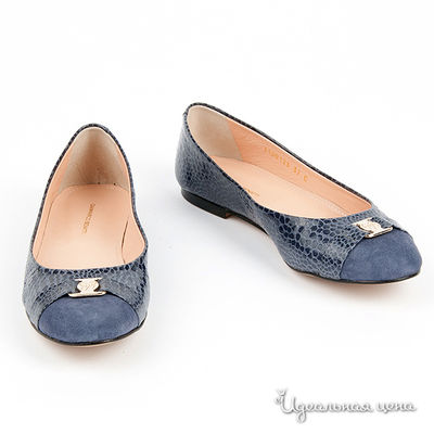 Балетки Gianmarco Benatti, цвет цвет темно-фиолетовый