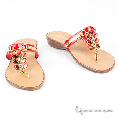 Шлепанцы Gianmarco Benatti, цвет цвет красный