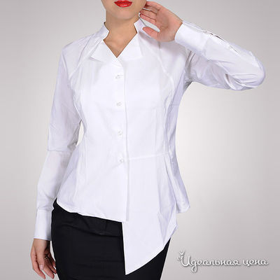 Рубашка Alonzo Corrado женская, цвет белый