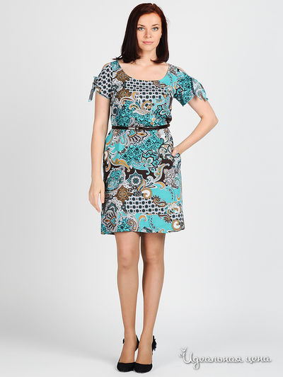 Платье Argent, цвет цвет бирюзовый