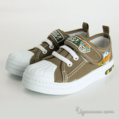 Полуботинки Tempo kids, цвет цвет белый / хаки