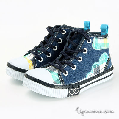 Кеды Tempo kids, цвет цвет темно-синий / бирюзовый