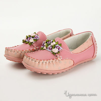 Мокасины Tempo kids, цвет цвет розовый / персиковый