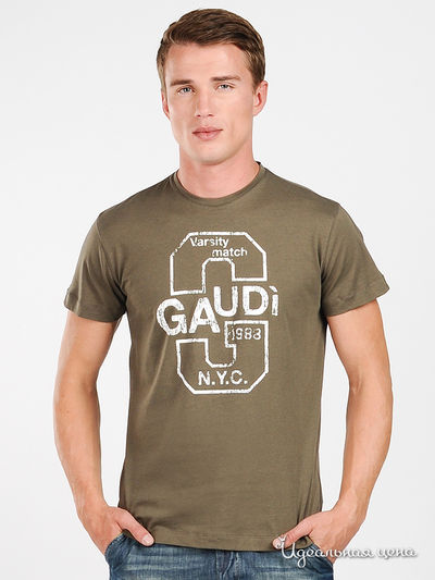 Футболка Gaudi, цвет цвет хаки