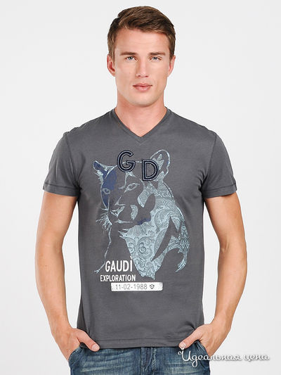 Футболка Gaudi, цвет цвет серый