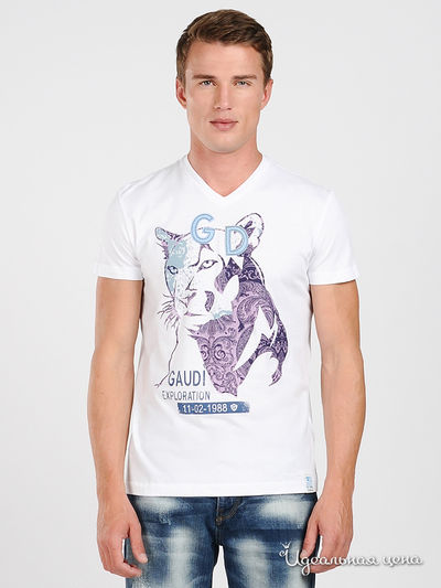 Футболка Gaudi, цвет цвет белый