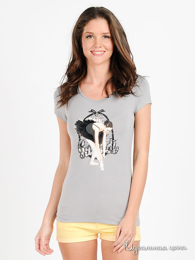 Футболка Gaudi, цвет цвет серый