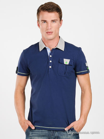 Поло Gaudi, цвет цвет синий