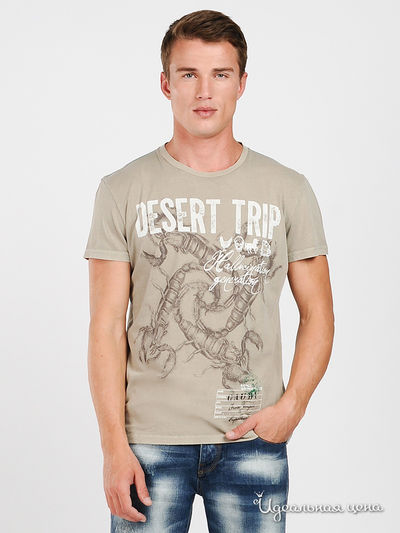 Футболка Gaudi, цвет цвет бежевый