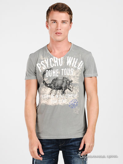 Футболка Gaudi, цвет цвет хаки