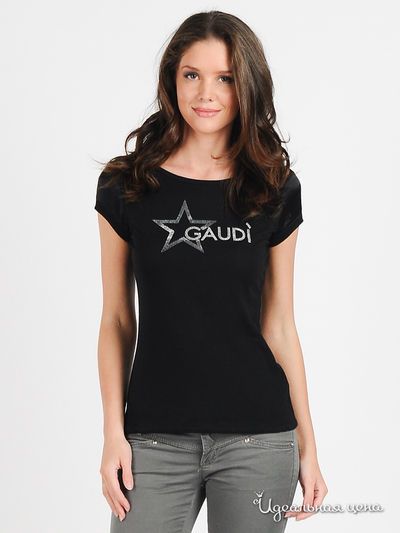 Футболка Gaudi, цвет цвет черный