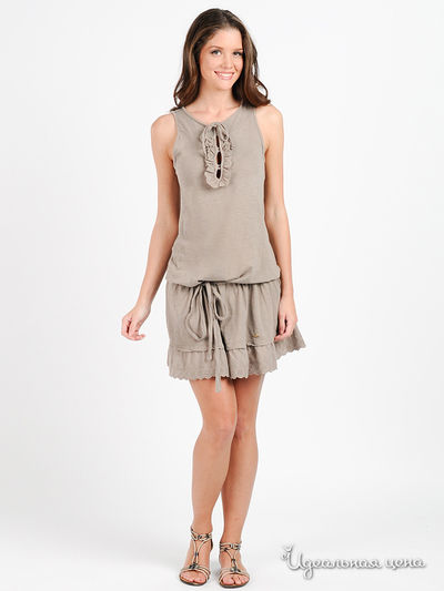 Платье Gaudi, цвет цвет серо-бежевый