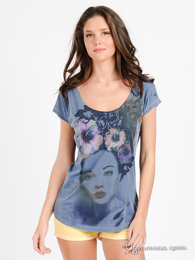 Футболка Gaudi, цвет цвет синий