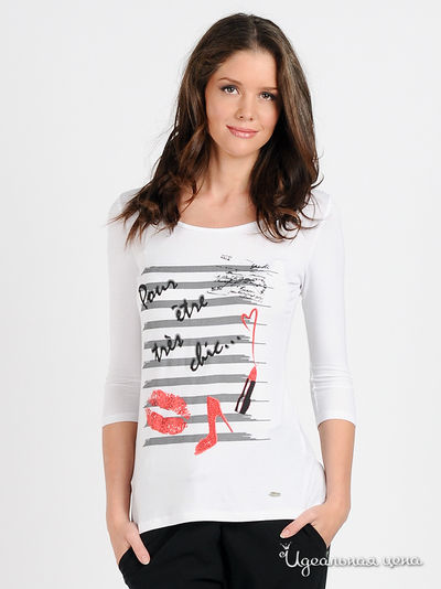 Лонгслив Gaudi, цвет цвет белый