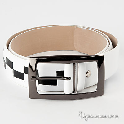 Ремень Roberto Nardi, цвет цвет белый / черный