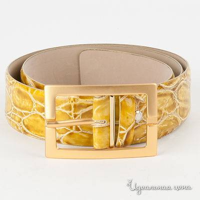 Ремень Roberto Nardi, цвет цвет желтый