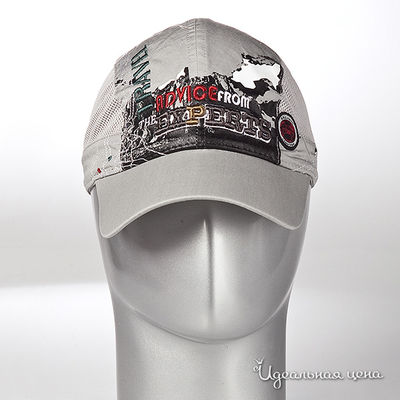 Бейсболка Maxval, цвет цвет серый