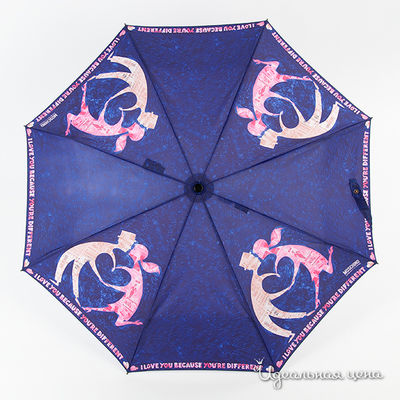 Зонт Moschino аксессуары, цвет цвет фиолетовый