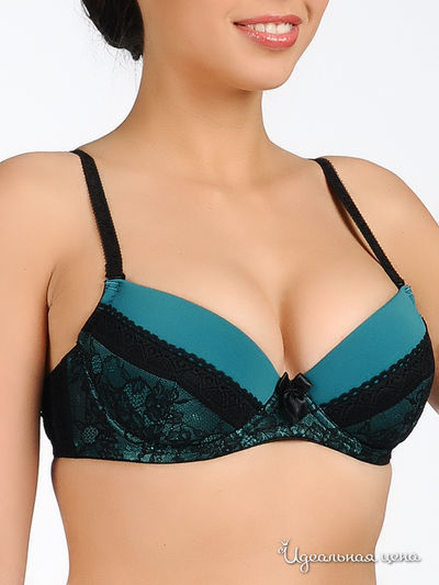 Бюстгальтер Lupoline, цвет цвет зеленый / черный