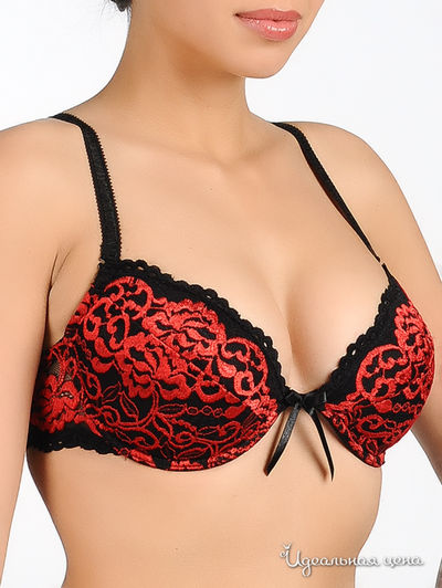 Бюстгальтер Lupoline, цвет цвет черный / красный