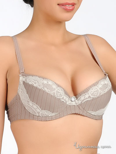 Бюстгальтер AVA LINGERIE, цвет цвет кофейный