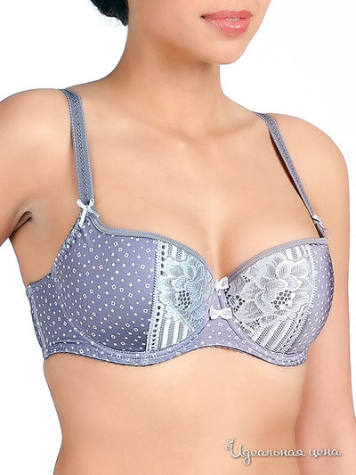 Бюстгальтер AVA LINGERIE, цвет цвет серый