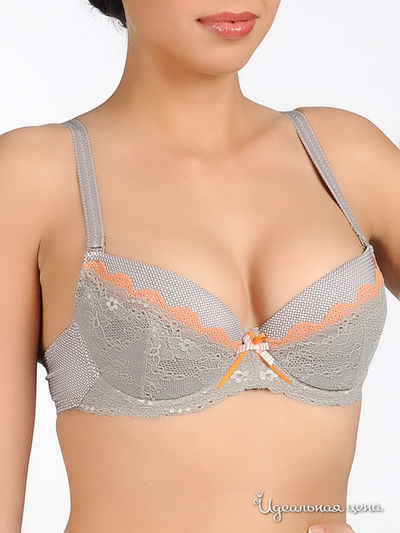 Бюстгальтер AVA LINGERIE, цвет цвет серый
