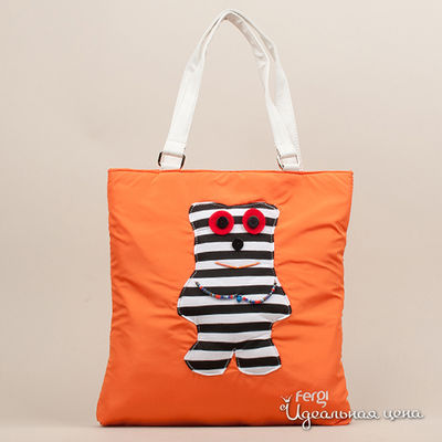 Сумка Fergi, цвет цвет оранжевый / белый