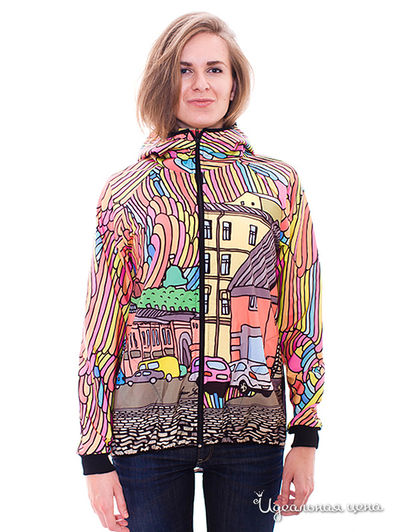 Ветровка Madmilk, цвет цвет розовый / мультиколор