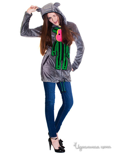 Худи Madmilk, цвет цвет серый