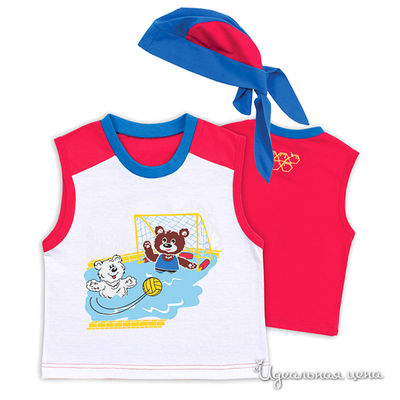 Комплект Апрель, цвет цвет красный / васильковый