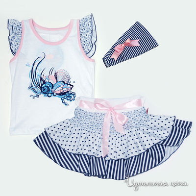 Комплект Апрель, цвет принт горох