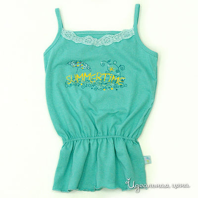 Топ Апрель, цвет цвет бирюзовый