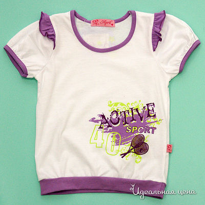 Футболка Апрель, цвет цвет белый