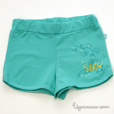 Шорты Апрель, цвет цвет бирюзовый