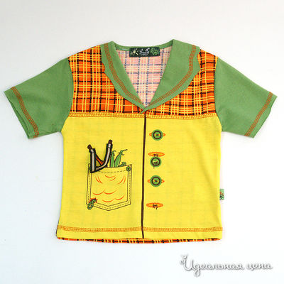 Футболка Апрель, цвет цвет желтый / зеленый