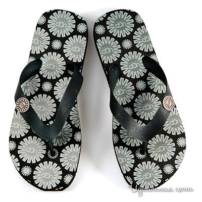 Вьетнамки UGG, цвет цвет черный