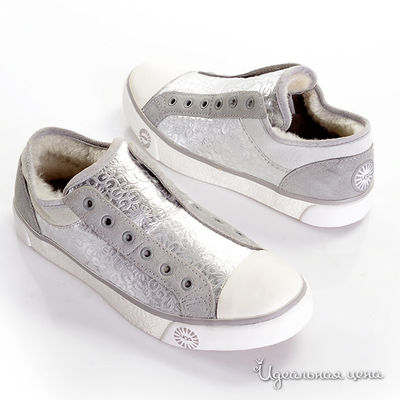 Кеды UGG, цвет цвет белый / серебристый