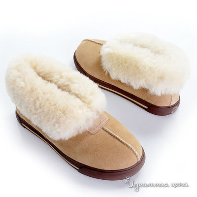 Тапочки UGG, цвет цвет светло-бежевый