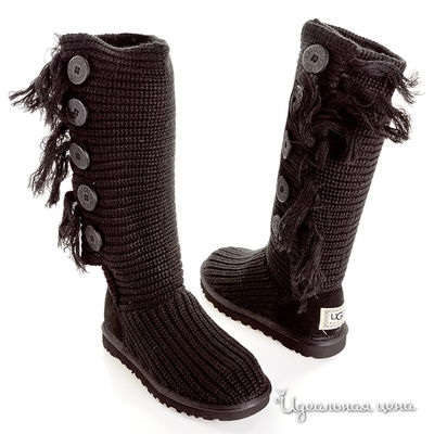 Сапоги UGG, цвет цвет черный