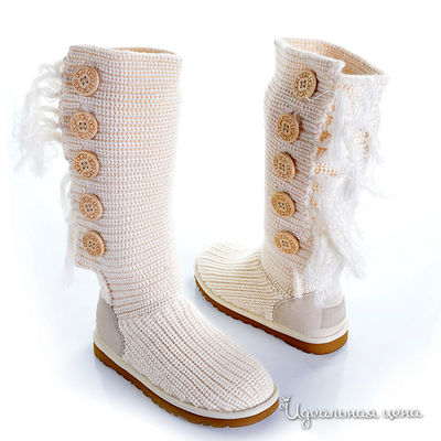 Сапоги UGG, цвет цвет кремовый