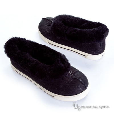 Тапочки UGG, цвет цвет черный