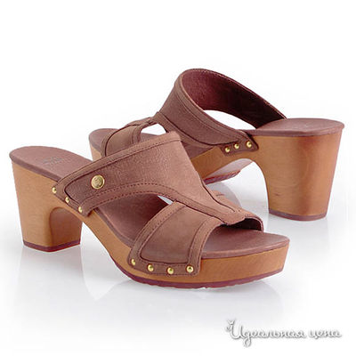 Босоножки UGG, цвет цвет какао