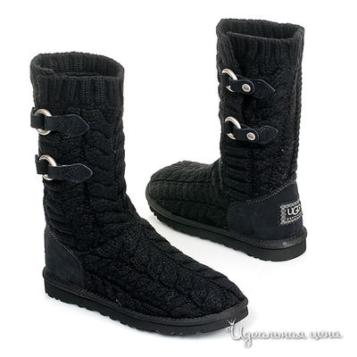 Сапоги UGG, цвет цвет черный